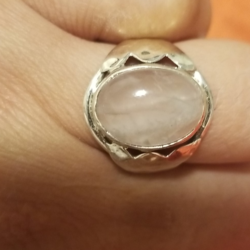 Moonstone Silver ring.